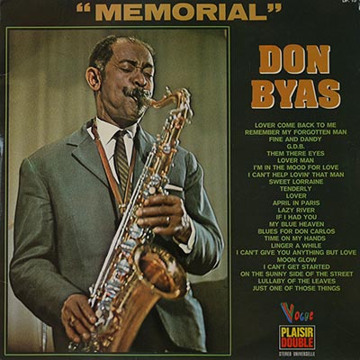 THE CHRONOGICAL DON BYAS 1952